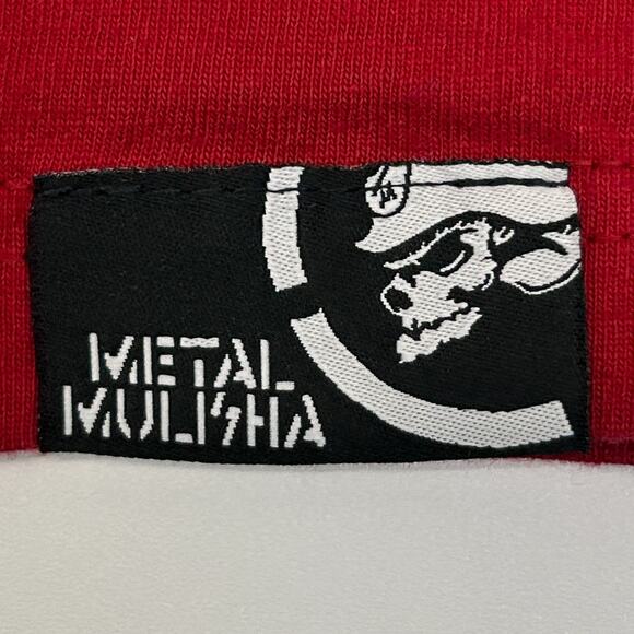Vintage Y2Ks Metal Mulisha T Shirt Biker Supercross MMA Motocross Red XL X-Large - Picture 6 of 9